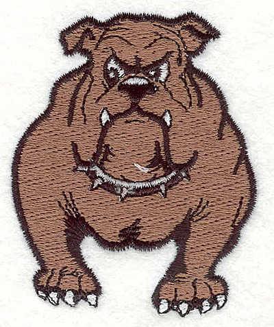 Embroidery Design: Bulldog C2.80" x 2.30"
