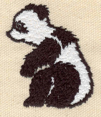 Embroidery Design: Panda 1.78w X 2.11h