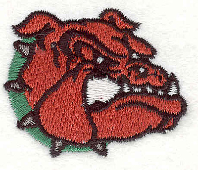 Embroidery Design: Bulldog E1.76" x 2.12"