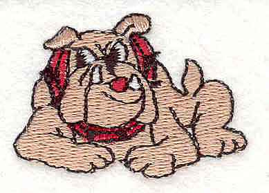 Embroidery Design: Bulldog G1.17" x 1.79"