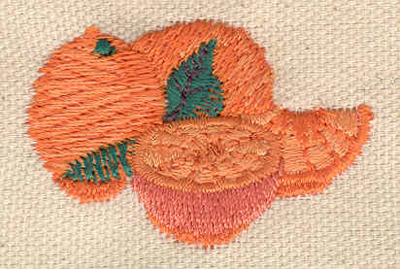 Embroidery Design: Oranges 1.82w X 1.19h