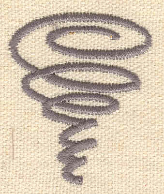 Embroidery Design: Tornado  1.50w X 1.80h