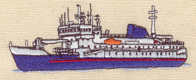 Embroidery Design: Ship 4.01w X 1.55h