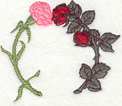 Embroidery Design: Flowers 2.55" X 2.98"