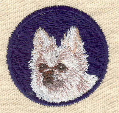 Embroidery Design: Dog D 1.98w X 1.96h