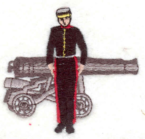 Embroidery Design: Military Guard 22.31w X 2.61h