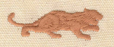 Embroidery Design: Panther 2.12w X 0.70h