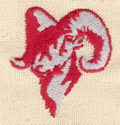 Embroidery Design: Mountain goat head A 1.76w X 1.88h