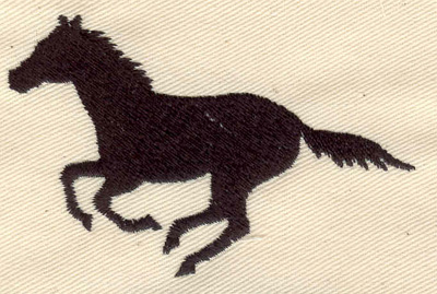 Embroidery Design: Horse  3.26w X 2.06h