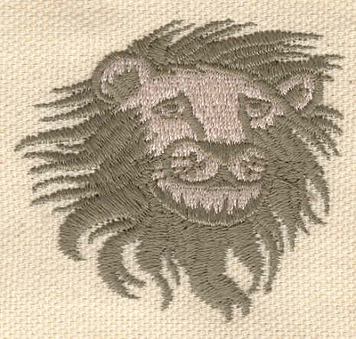Embroidery Design: Lion head 2.16w X 1.99h