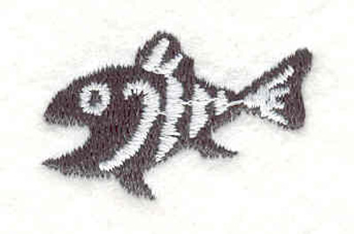 Embroidery Design: Fish D 1.29"w X 0.87"h