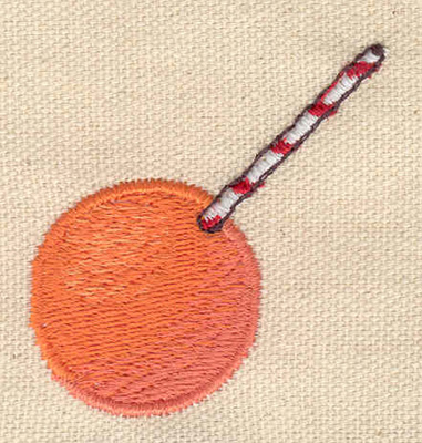 Embroidery Design: Orange  1.89w X 1.96h