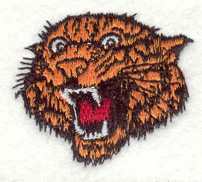 Embroidery Design: Tiger head C 1.76"w X 1.56"h
