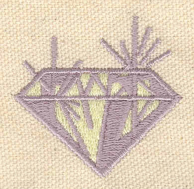 Embroidery Design: Diamond 1.69w X 1.62h