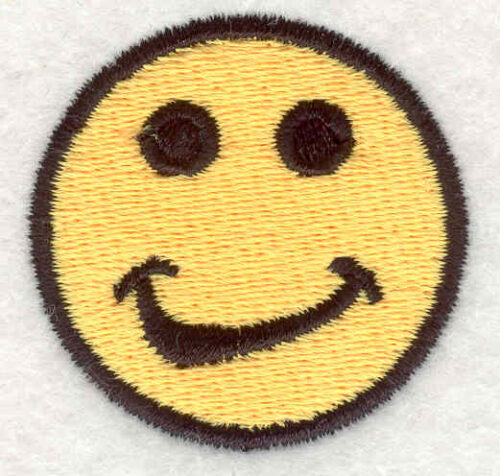Embroidery Design: Smiley Face 21.53"x1.54"