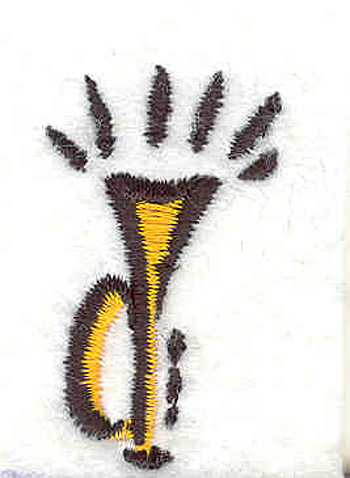 Embroidery Design: Trumpet 1.54" X 0.89"
