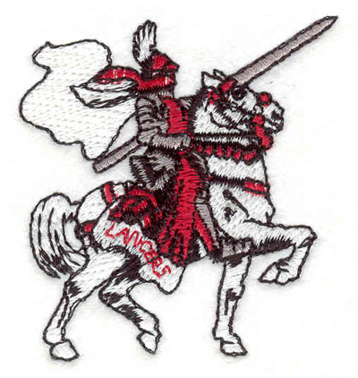 Embroidery Design: Knight 2  2.41" x 2.27"