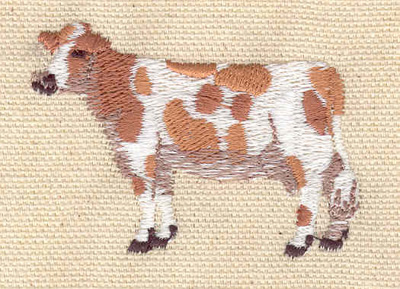 Embroidery Design: Cow 2.15w X 1.52h