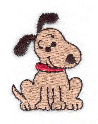 Embroidery Design: Dog with ears 1.64" X 1.18"