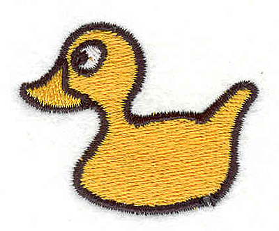 Embroidery Design: Duck 1.82"w X 1.45"h