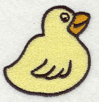 Embroidery Design: Ducky 1.98"w X 2.05"h