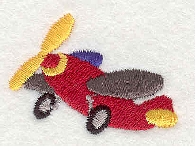 Embroidery Design: Plane 1.76"w X 1.29"h
