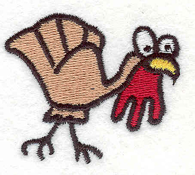 Embroidery Design: Turkey 2.07"w X 1.74"h