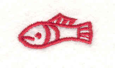 Embroidery Design: Fish I 1.05"w X 0.51"h