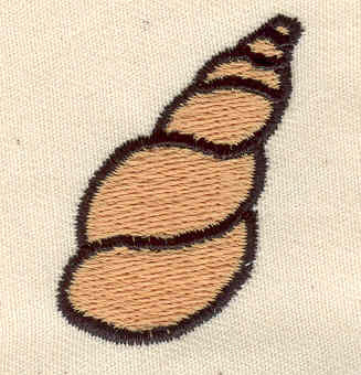 Embroidery Design: Seashell 1.10w X 1.20h