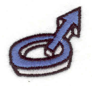 Embroidery Design: Male Symbol1.50w X 1.50h