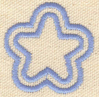 Embroidery Design: Star 1.52w X 1.51h