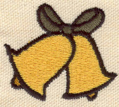 Embroidery Design: Bells 1.85w X 1.58h