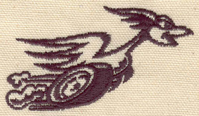 Embroidery Design: Roadrunner 3.06w X 1.71h