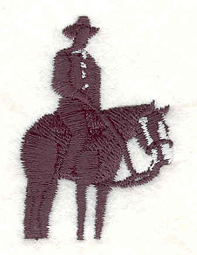 Embroidery Design: Cowboy1.93"H x 1.31"W