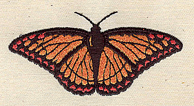 Embroidery Design: Butterfly 3.13w X 1.52h