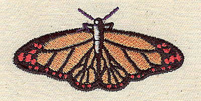 Embroidery Design: Butterfly 2.69w X 1.34h