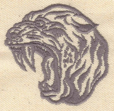 Embroidery Design: Tiger head 2.68w X 2.58h