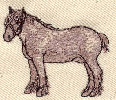 Embroidery Design: Horse 2.21w X 1.87h