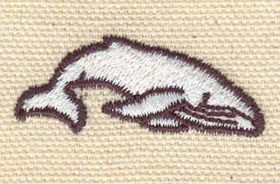 Embroidery Design: Whale C 1.50w X 0.65h