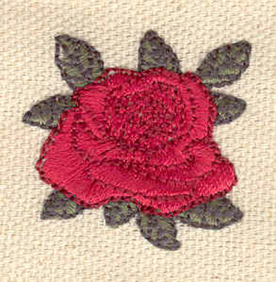 Embroidery Design: Rose F 1.20w X 1.17h