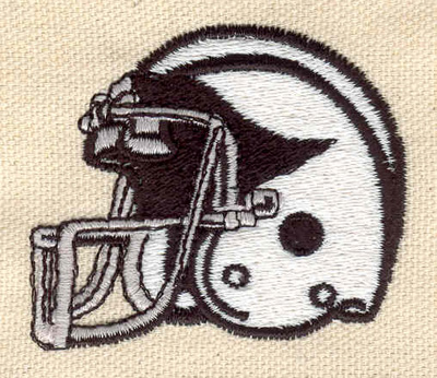 Embroidery Design: Football helmet 2.22w X 1.89h