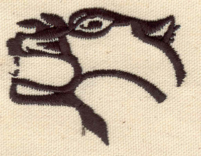 Embroidery Design: Tiger head 2.66w X 2.02h