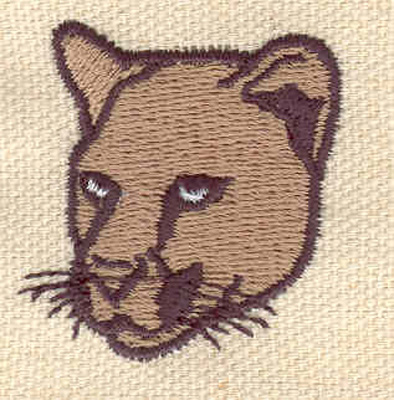 Embroidery Design: Cougar 1.29w X 1.32h