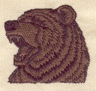 Embroidery Design: Bear head 2.10w X 1.94h