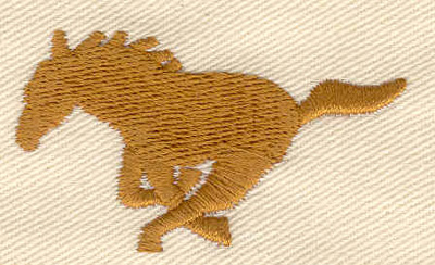 Embroidery Design: Mustang running 2.05w X 1.14h