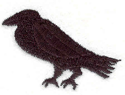 Embroidery Design: Raven 1.47w X 2.10h