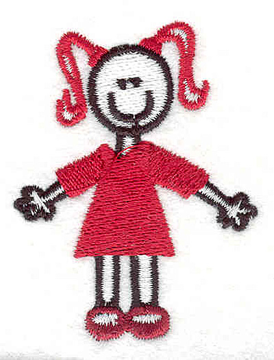 Embroidery Design: Doll 1.74"w X 2.28"h