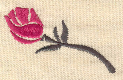 Embroidery Design: Rose G 2.82w X 1.68h