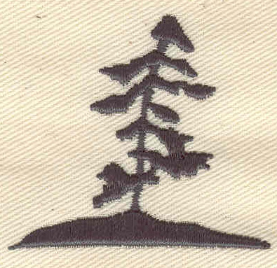Embroidery Design: Pine tree  1.83w X 1.72h
