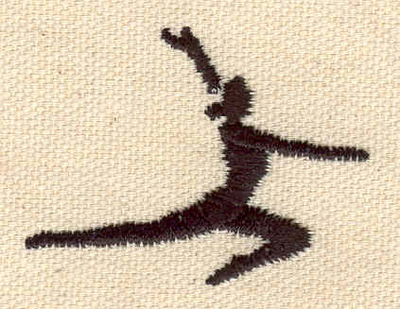 Embroidery Design: Dancer G 1.81w X 1.38h